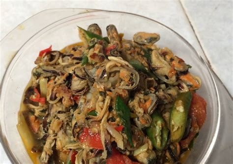 Resep Kerang Tumis Cabai Jarang Masak Oleh Rhaneeya Cookpad