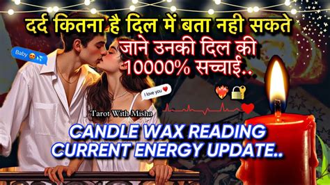 ️🧿unke Man Ki Sachi Bhawnaye Apke Liye Candle Wax Reading Hindi Tarot