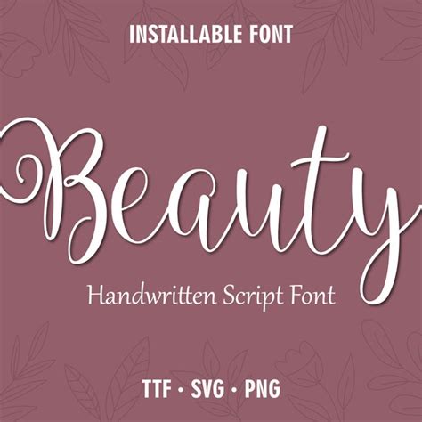 Wedding Font Cursive Font Ttf Svg Samantha Cursive Font For Cricut Etsy