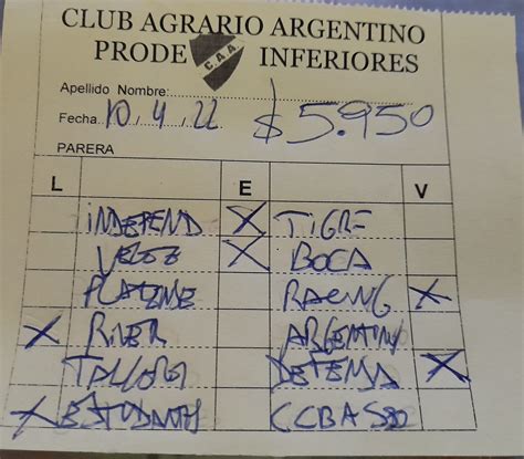 Salió el Prode Con 6 aciertos se hizo... - La Quinta Futbol 5