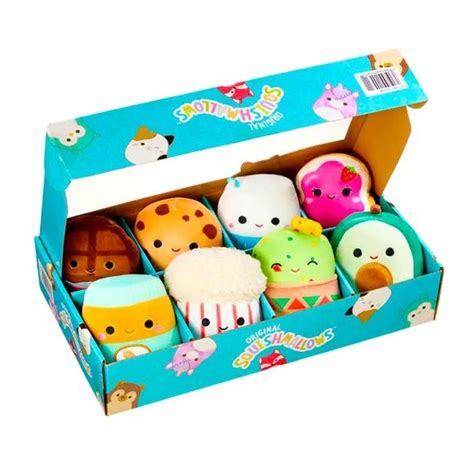 Squishmallow mini 8 pack food | Cute stuffed animals, Cute squishies ...