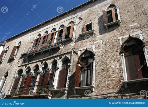 Venetian Gothic windows stock image. Image of beautiful - 2360939