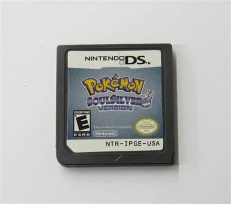 Pokemon Soulsilver Version Nintendo Ds Authentic Cartridge