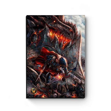 Quadro Decorativo Mdf World Of Warcraft Varian Iv