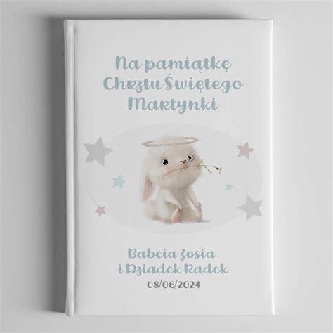 Personalizowana BIBLIA NA CHRZEST od dziadków