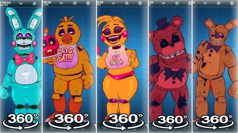 Fnaf Ar Retro Animatronic Workshop Animations 360° Vr Youtube