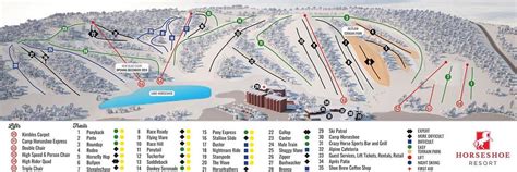 Horseshoe Resort Trail Map, Horseshoe Resort Ski Map,, 52% OFF