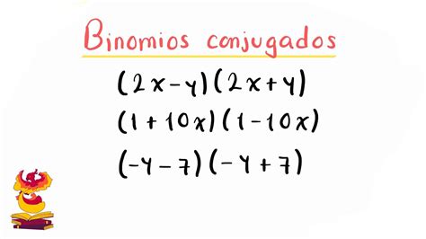 Binomios Conjugados Ejemplo Youtube