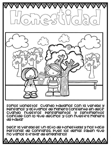 Tareitas Honestidad Honestidad Para Ni Os Valores En La Escuela