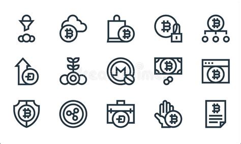 Illustration De Vecteur De Symbole D Argent De Bitcoin Illustration De