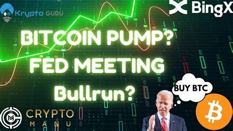 Bitcoin Pump MÖglich💥⁉️ Btc Kaufen And Bullrun⁉️ Fed Meeting ‼️ Usdc 1