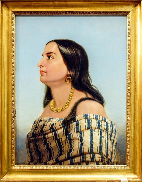 Unknown - Portrait of Anita Garibaldi - Oil Paint - Late 19th Century For Sale at 1stDibs