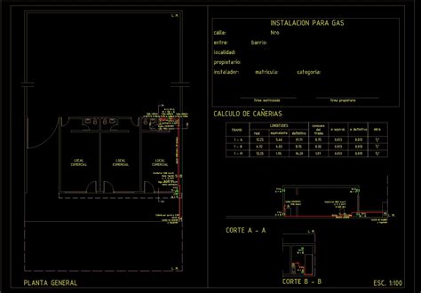 Calculation Natural Gas Dwg Block For Autocad • Designs Cad