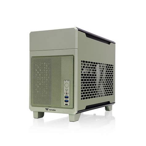 ThermaltakeThermaltake TR100 Matcha Green Mini Tower Chassis Thermaltake