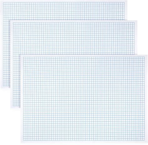 Teling 3 Pads Graph Paper Blueprint 17 X11 50 Sheets Per Pad Grid Paper Pad 100