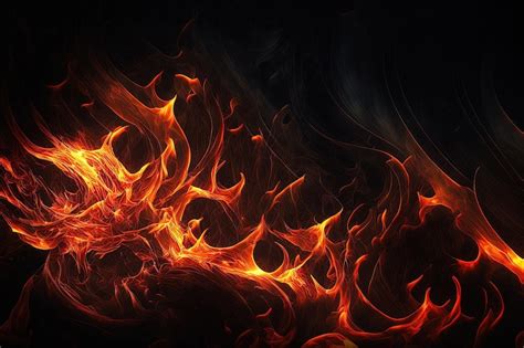 Premium AI Image | Blaze fire flame texture background