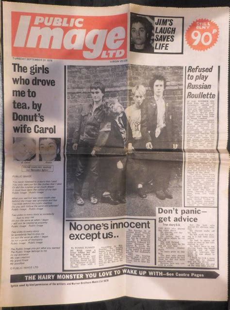 Public Image LimitedPUBLIC IMAGE THE COWBOY SONG 英国盤 新聞タイプカバー付き インチ Sex Pistols 売買された