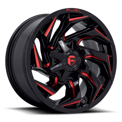 FUEL 1PC D755 REACTION 18X9 5X139 7 5X150 1ET 124 3CB GLOSS BLACK