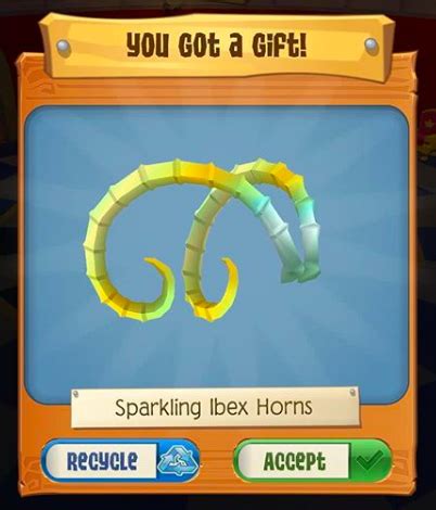 Sparkling Ibex Horns | Play Wild Wiki | FANDOM powered by Wikia