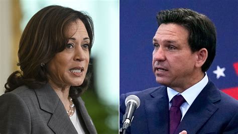 Harris And Desantis Ramp Up Their Quickly Growing Feud Cnn Politics