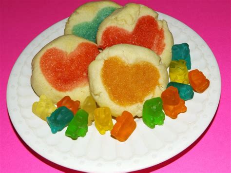 gummy bear heart cookies recipe  valentines day