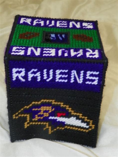 Ravens Tissue Box Plastic Canvas Tissue Boxes Plastic Canvas