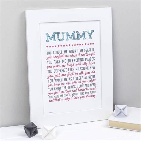 A Sweet Poem For Mummy With A Cool Retro Design That Can Be