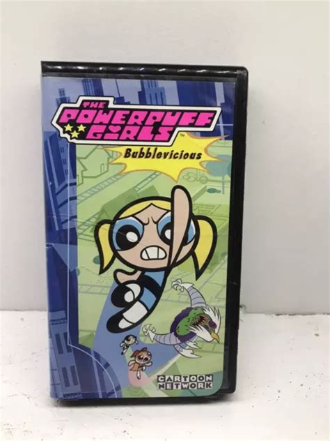 The Powerpuff Girls Bubblevicious Vhs Cartoon Network Bubbles Blossom