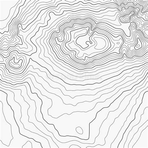 Mapa Topogr Fico De Contorno Fundo Do Mapa De Grade Geogr Fico