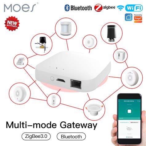 Tuya Smart Wired Multi Mode Gateway ZigBee Bluetooth Mesh Hub Smart