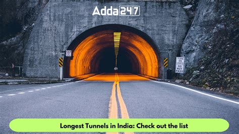 Longest Tunnels In India Check Out The List