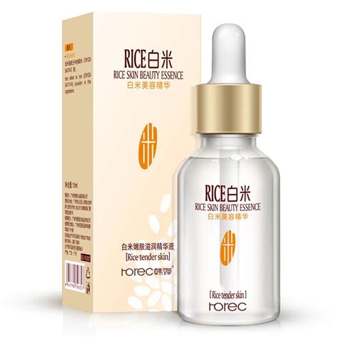 Rorec White Rice Serum Essence Moisturizing Anti Wrinkle Shopee