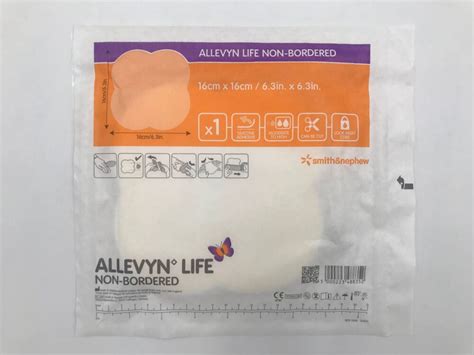 SMITH NEPHEW 66801749 Allevyn Life Non Bordered Silicone Foam