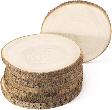 Amazon Pllieay Pcs Inch Wood Slices Natural Wood Slices For