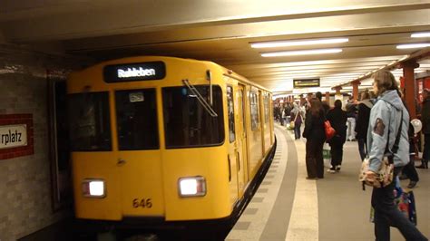 U Bahn Berlin Alexanerplatz Zug Nach Ruhleben YouTube