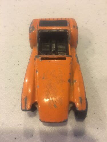 1971 Matchbox Superfast Orange Lotus Super Seven W Bat Flames Decal 60