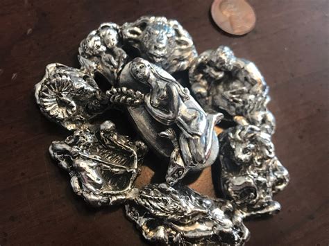 Vintage Tortolani Zodiac Pendant Celestial Nude Virgo Leo Gemini