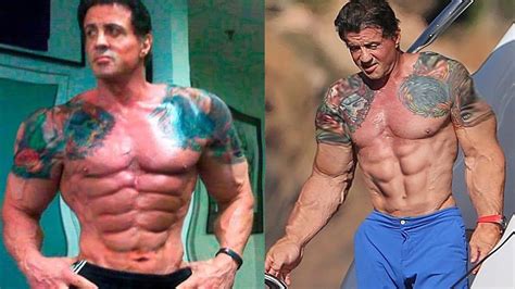 Sylvester Stallone 2022 Muscles