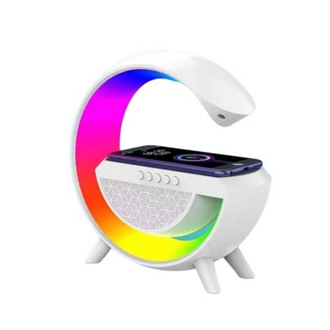 Ripley PARLANTE CARGADOR INALÁMBRICO LÁMPARA RGB PARLANTE BLUETOOTH