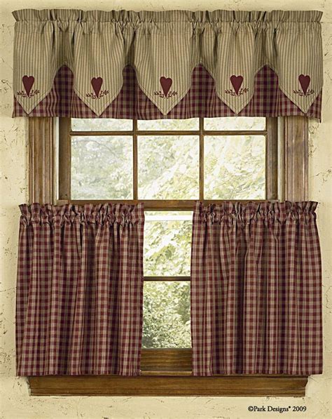 Country Curtains Valances Optimal Solution For Your Kitchen Window