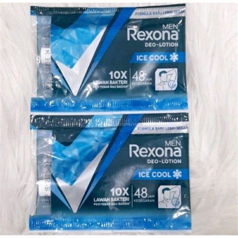 Jual Rexona Men Ice Cool Deodorant Lotion Sachet Gr Shopee Indonesia