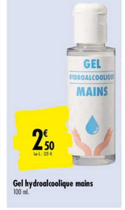 Promo Gel Hydroalcoolique Mains Chez Carrefour ICatalogue Fr