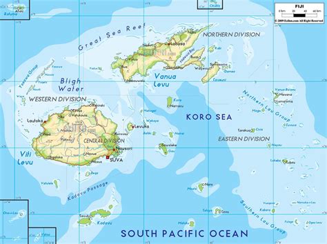 Map Of Fiji Undated The Several Islands Of The Republic O Flickr