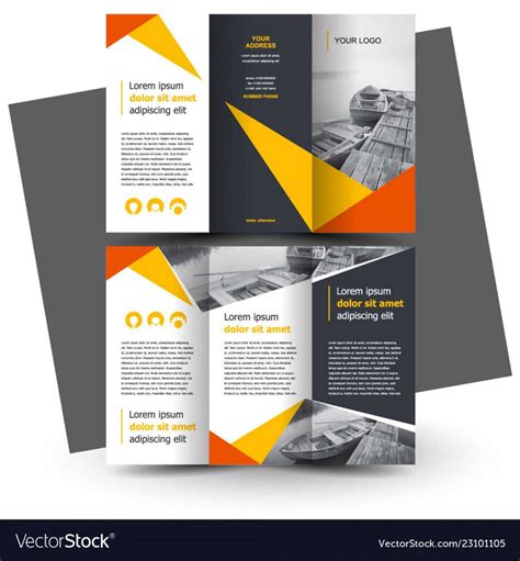 Free Tri Fold Business Brochure Templates - Sampletemplate.my.id