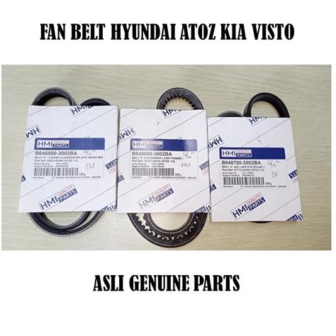 Jual Lti Fan Belt Tali Kipas Vbelt Hyundai Atoz Kia Visto Shopee