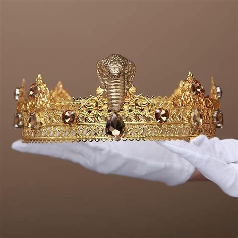 EDER Gold Мужская корона, королевская корона, змеиная корона ...