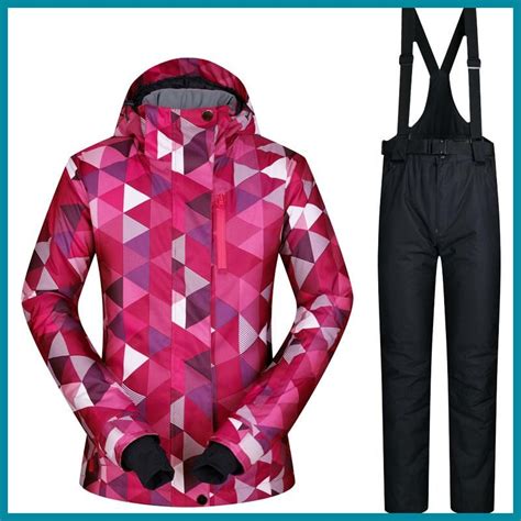 2017 New High Quality Women Skiing Jackets And Pants Snowboard Sets