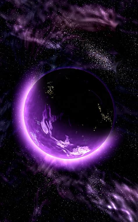 iPhone Planet Purple Wallpapers - Wallpaper Cave