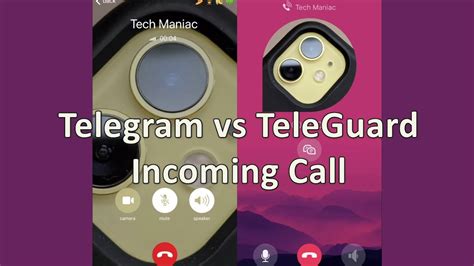 Telegram Vs TeleGuard Incoming Call YouTube