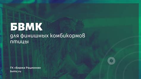 БВМК для финишных комбикормов птицы (3-е представительство) - YouTube